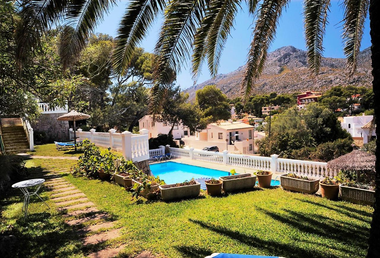 Hostal Los Pinos Cala de Sant Vicenc Eksteriør billede