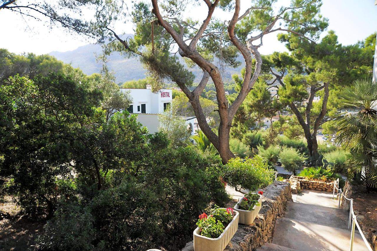 Hostal Los Pinos Cala de Sant Vicenc Eksteriør billede